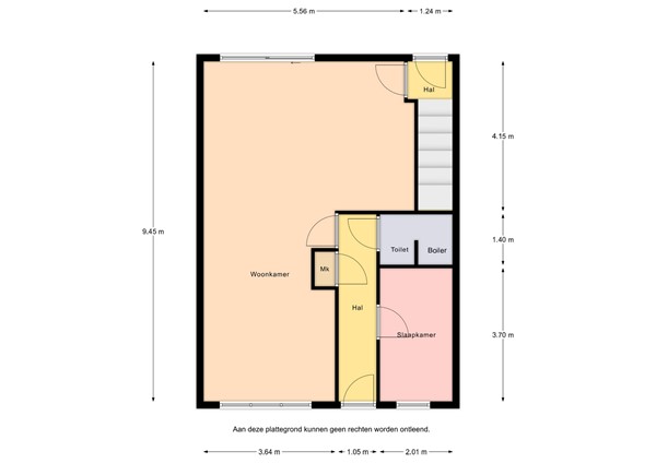 Floorplan - Egelantierlaan 18, 4506 KB Cadzand